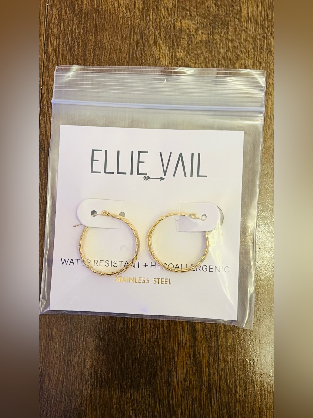 Ellie Vail Gold Braided Hoop Earrings